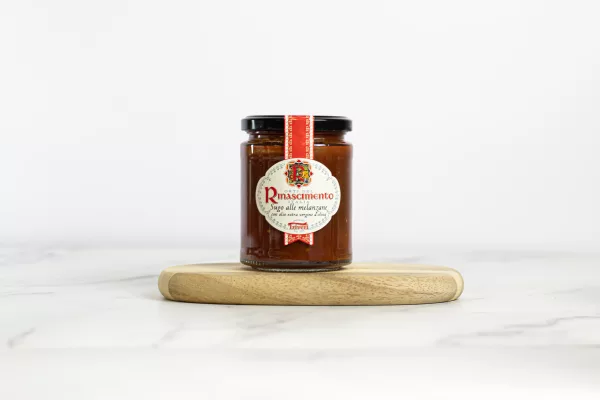 My Little ItalyVasetto da 280 g di Salsa di pomodoro con melanzane, la quintessenza del Mediterraneo, di .