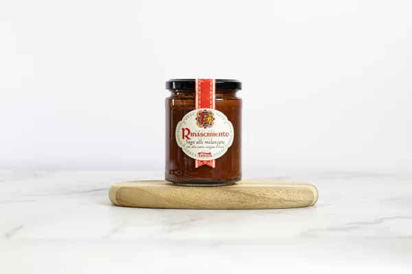 My Little ItalyVasetto da 280 g di Salsa di pomodoro con melanzane, la quintessenza del Mediterraneo, di .