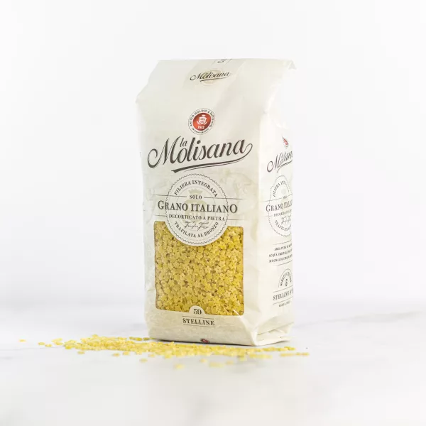 500g-Packung Stelline N°59 von La Molisana, sternförmige Nudeln auf My Little Italy.