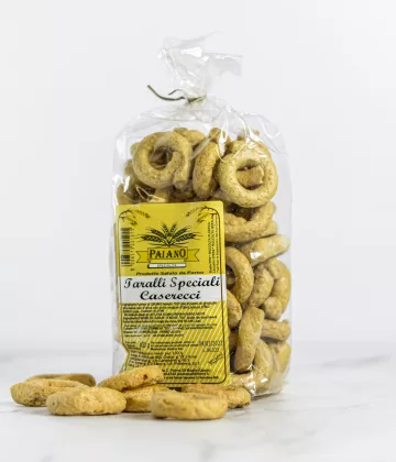 Taralli nature - 400g, le plaisir pur et simple de l'apéritif italien avec My Little Italy.