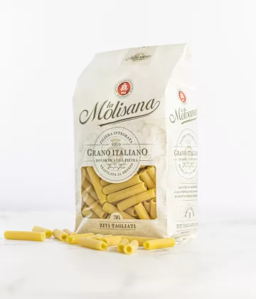 500g-Packung Ziti Tagliati N°36 von La Molisana, die außergewöhnliche neapolitanische Pasta, erhältlich auf My Little Italy.