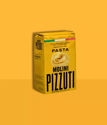 Sacco di farina per pasta 100% italiana, 1 kg, Molini Pizzuti, ideale per la pasta fatta in casa