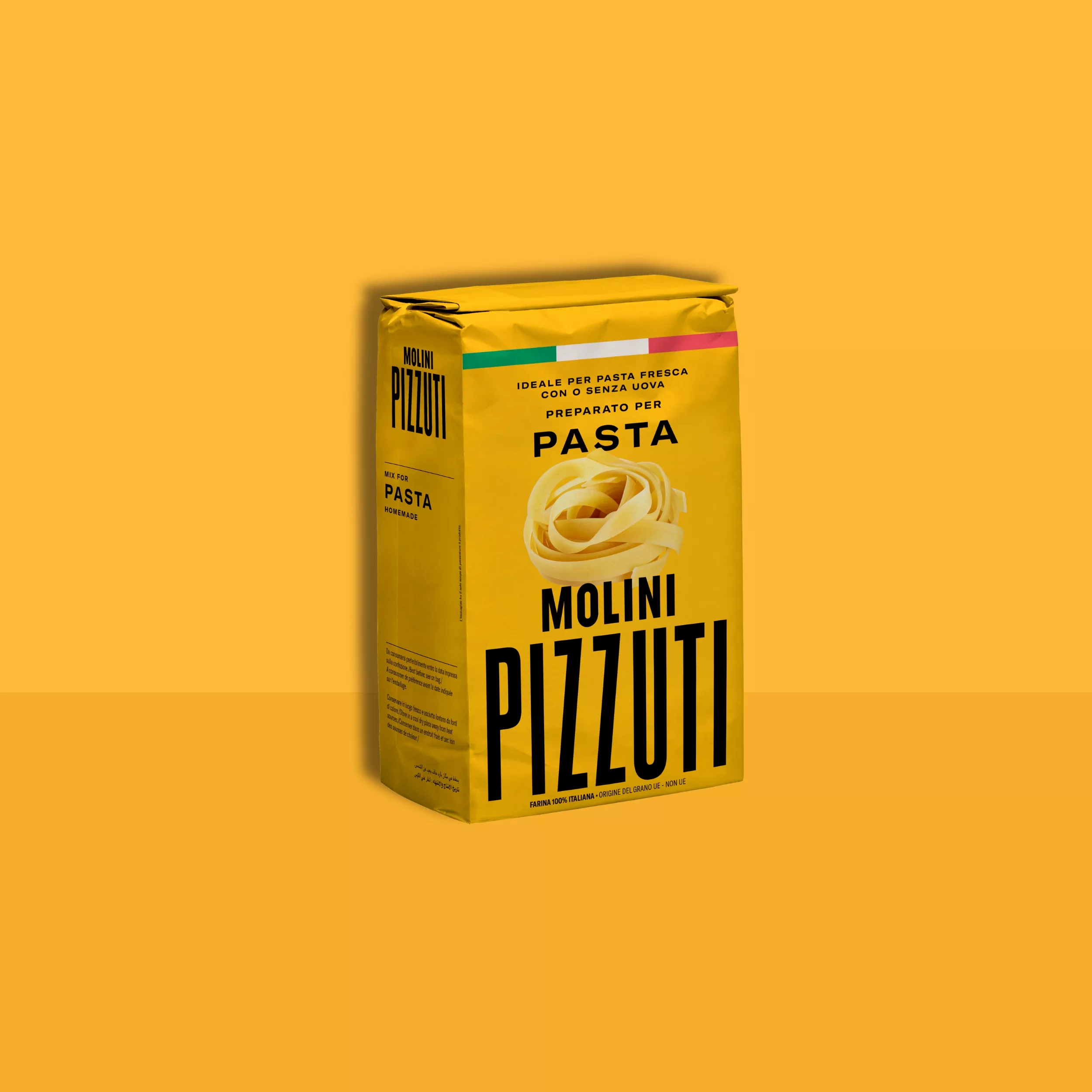 Sac de Farine pour pâtes 100% italienne, 1kg, Molini Pizzuti, idéal pour pâtes maison