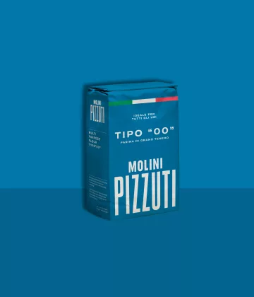 Sac de Farine Type "00" 100% italienne, 1kg, Molini Pizzuti, idéal pour gâteaux et pâtes fraîches