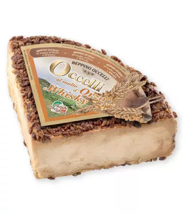 Fromage Testun al whisky, una creazione unica che unisce il formaggio italiano al whisky.