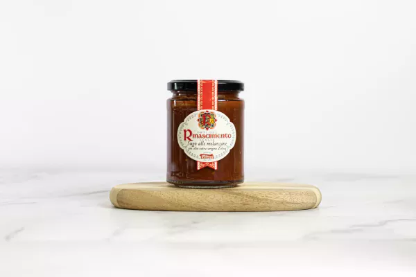 Pot de Sauce tomate aux aubergines de 280g, la quintessence de la Méditerranée, par My Little Italy.