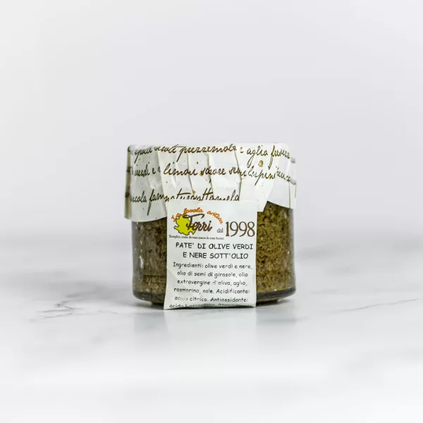 My Little ItalyPaté di olive verdi e nere - 170 g, una pura delizia mediterranea, disponibile presso .