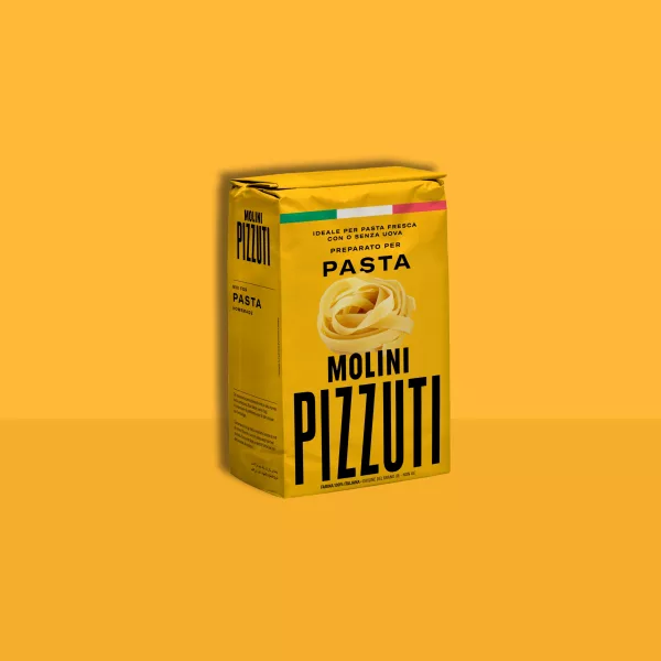 Sac de Farine pour pâtes 100% italienne, 1kg, Molini Pizzuti, idéal pour pâtes maison