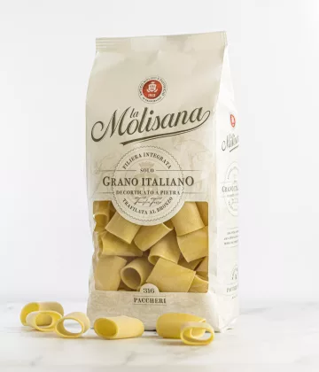 My Little ItalyConfezione da 500 g di Paccheri N°316 de La Molisana, eccezionale pasta napoletana disponibile su .