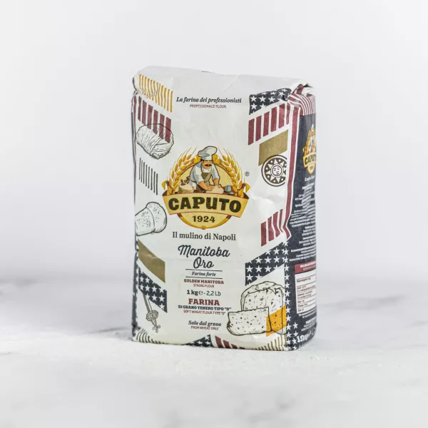 Packung Mehl Caputo Manitoba Oro bei My Little Italy - Weichweizen Typ &quot;0&quot; - 1kg.