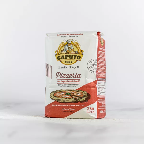 Paquet de Farine Caputo Pizzeria chez My Little Italy - Blé tendre type "00" - 1kg.