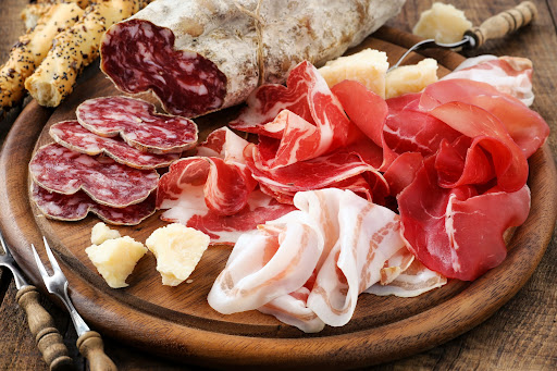 Charcuterie italienne, Charcuteries et fromages