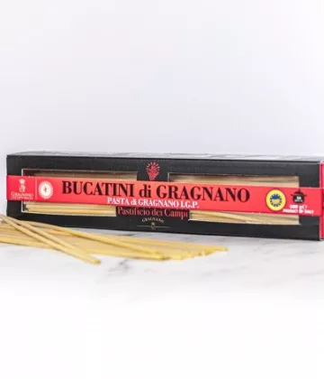 500g Packung Bucatini di Gragnano IGP erhältlich auf My Little Italy