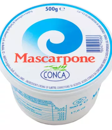 500g Glas Mascarpone, cremiger italienischer Käse, ideal für Tiramisù. My Little Italy.