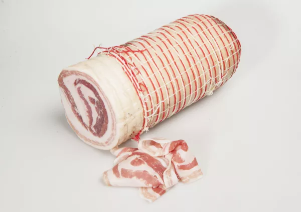 Fette di pancetta arrotolata di prima qualità da My Little Italy