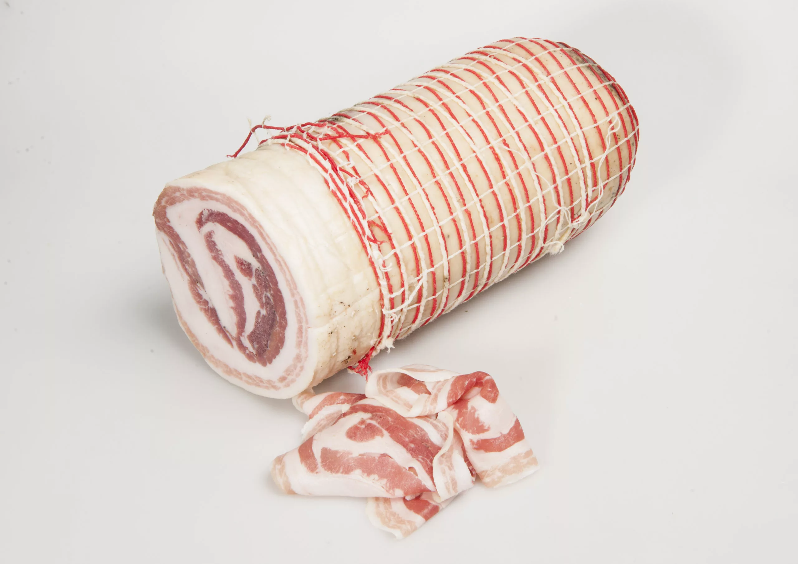 Tranches de pancetta roulée de qualité supérieure de My Little Italy