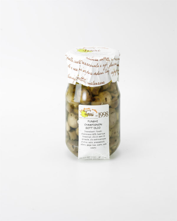 Champignons sous-huile - 300g, disponible sur My Little Italy.