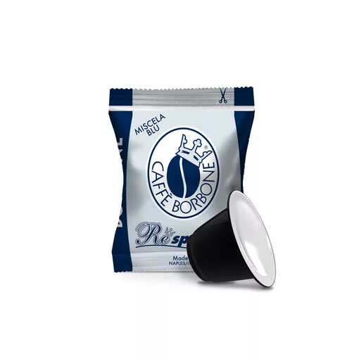 Capsule Borbone compatibili con le macchine domestiche Nespresso Melange BLEU
