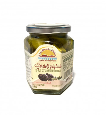 Artichauts grillés BIO conservés dans de l'huile d'olive extra-vierge