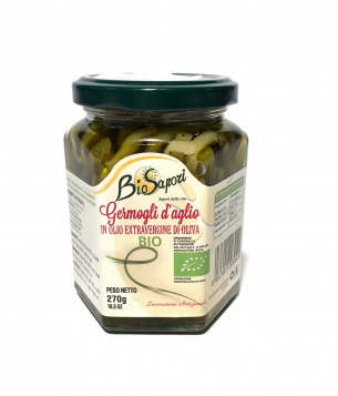 Spicchi d&#039;aglio biologici sott&#039;olio - My Little Italy
