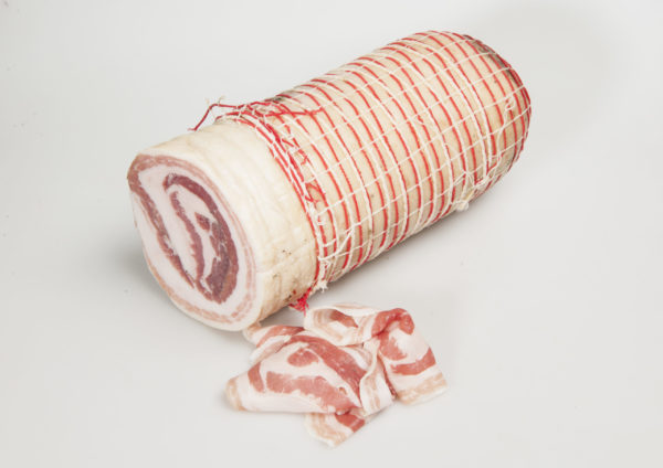 Gerollte Scheiben aus hochwertigem Pancetta von My Little Italy