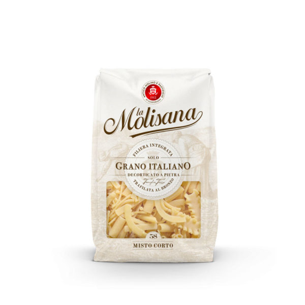 500g Packung Misto Corto N°58 von La Molisana, italienische Multiformat-Pasta, erhältlich bei My Little Italy.