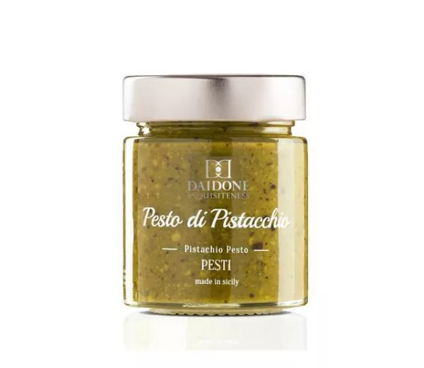 My Little ItalyVasetto da 130 g di Pesto verde con pistacchi disponibile presso .