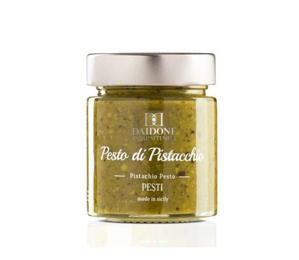 Pot de 130g de Pesto vert aux pistaches disponible sur My Little Italy.