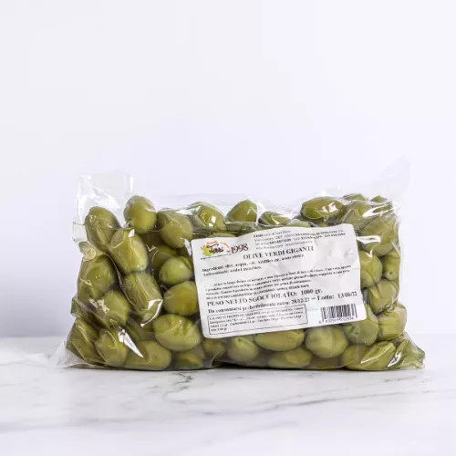 My Little ItalySacchetto da 1 kg di olive verdi italiane fresche e saporite, disponibili presso .