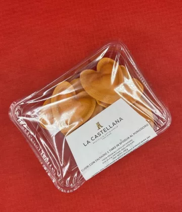 Ravioli-Herzen mit Lachs und Thymian, 250g - Eine Köstlichkeit für besondere Momente.