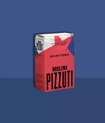 Sacco di farina di semola 100% italiana, 1 kg, Molini Pizzuti, ideale per panature e pizze fatte in casa