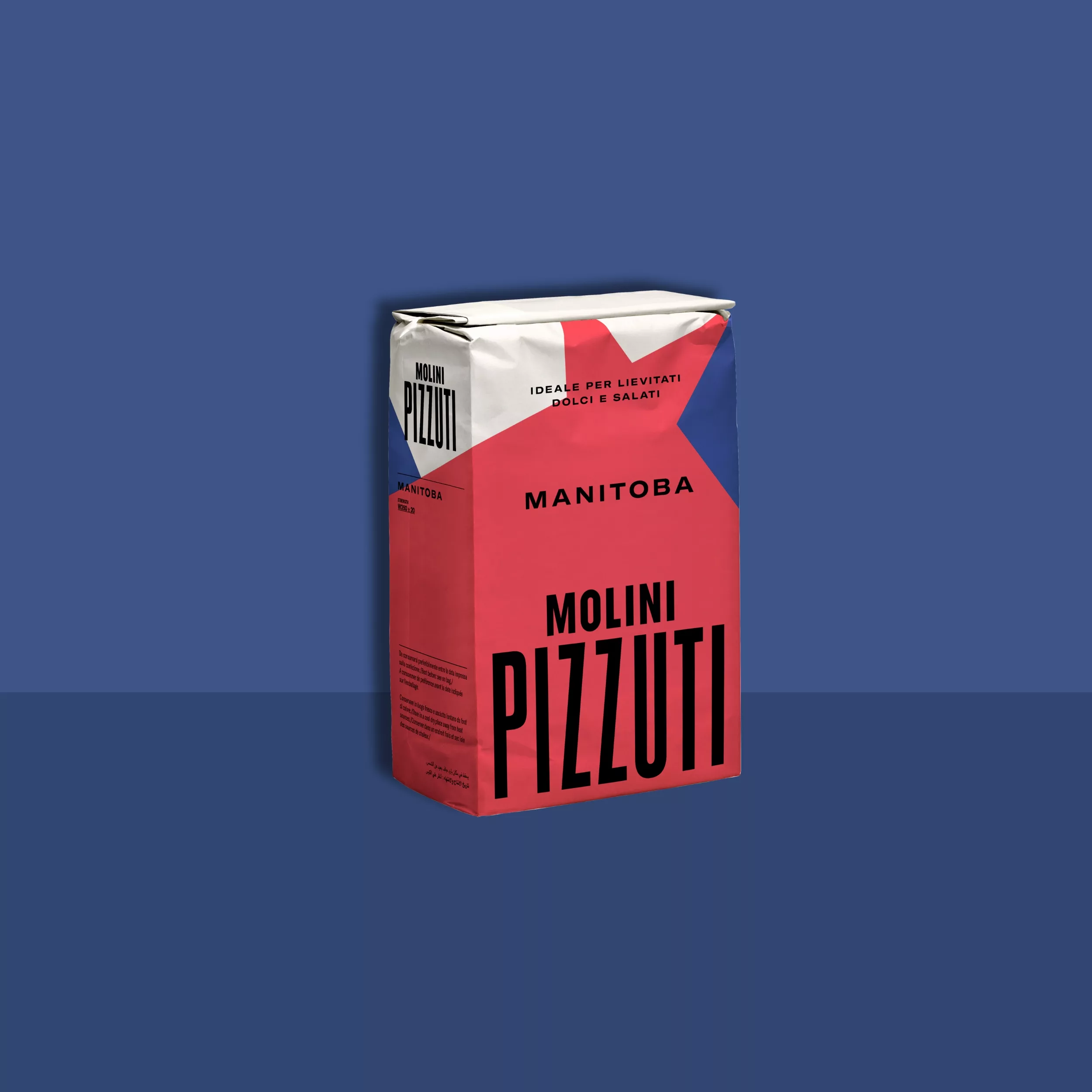 Sac de Farine Semola 100% italienne, 1kg, Molini Pizzuti, idéal pour panures et pizzas maison