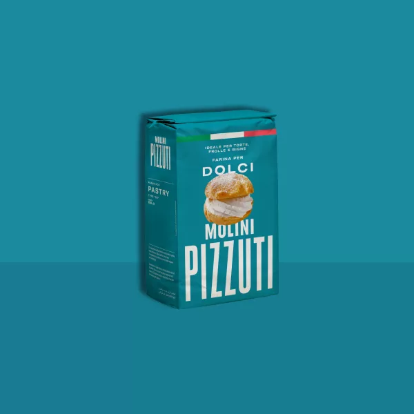 Sack Backmehl Typ &quot;00&quot; 100% italienisches Mehl, 1kg, Molini Pizzuti, perfekt für Kekse und Kuchen.