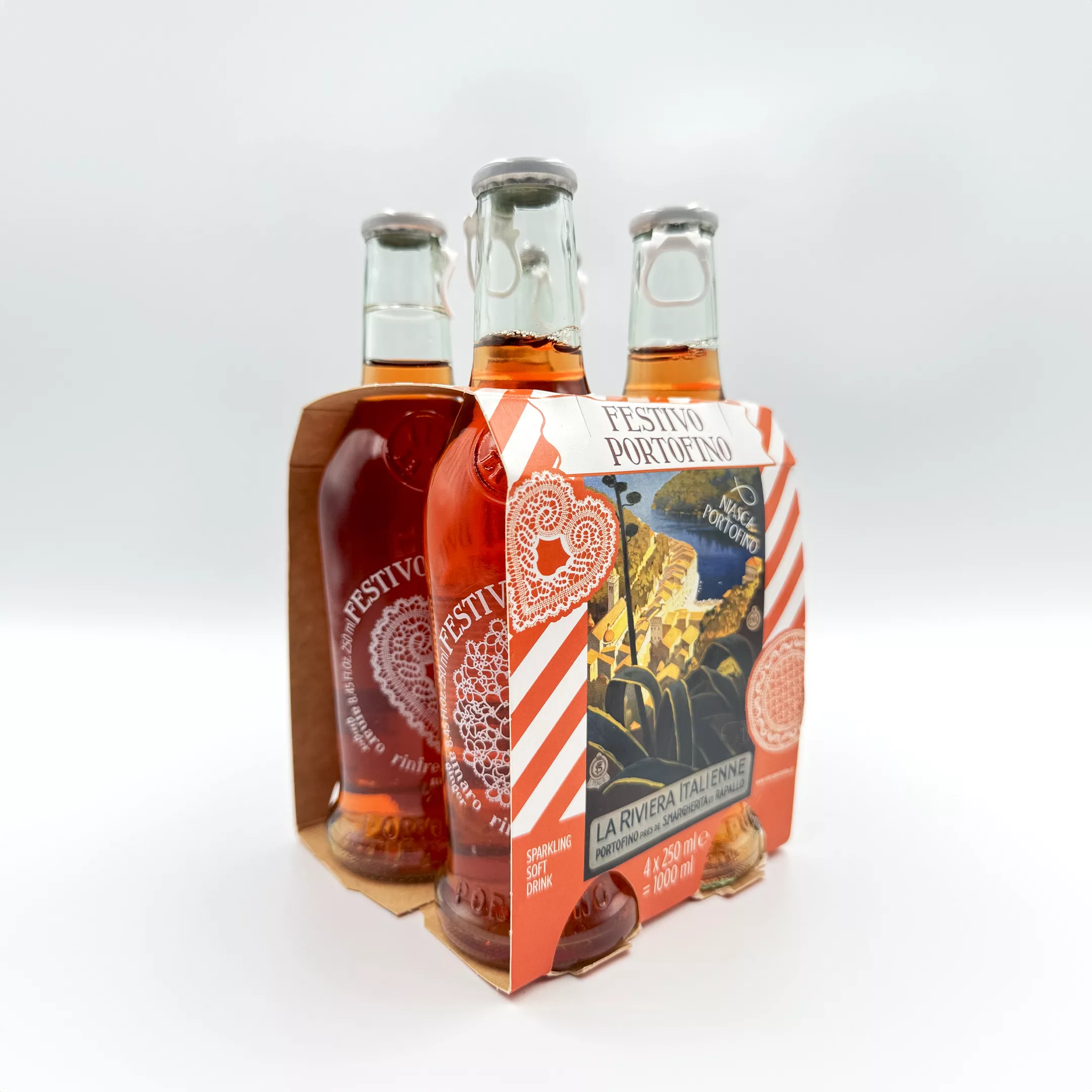 Pack de 4 Bouteilles de Festivo, apéritif naturel de Niasca Portofino