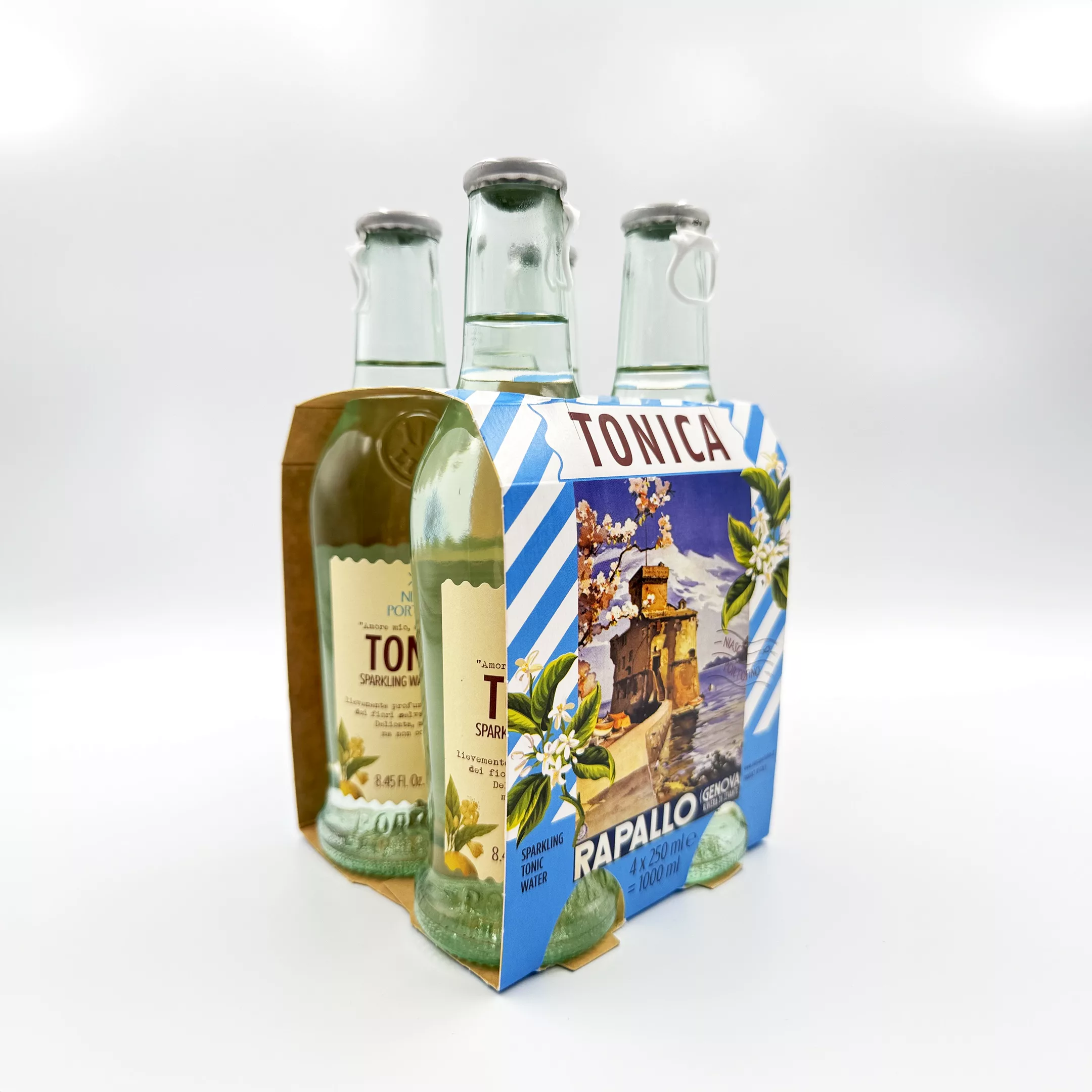 Pack de 4 Bouteilles de Tonica, boisson délicate de Niasca Portofino