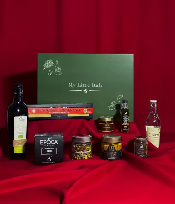 Superiore Alkoholfreies Geschenkset My Little Italy mit seiner Premium-Auswahl an authentischen italienischen Spezialitäten