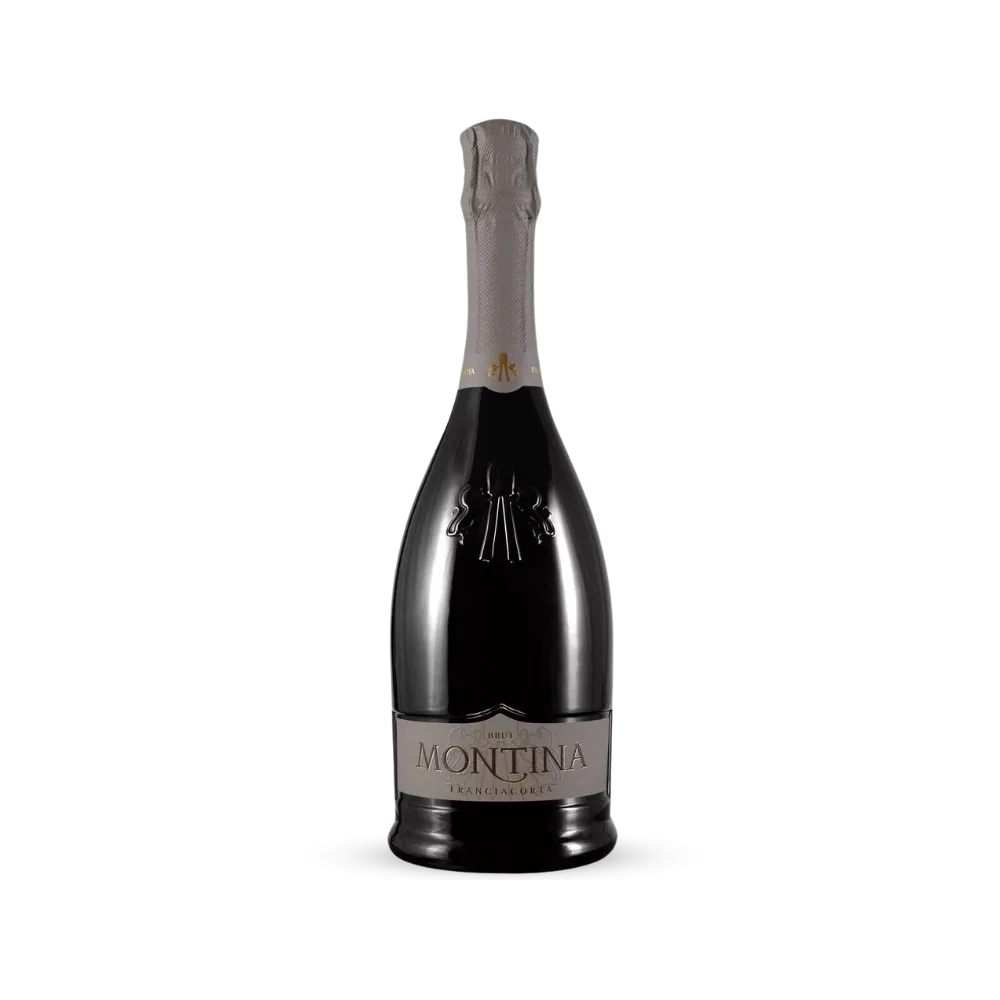 Bouteille de Franciacorta Brut DOCG La Montina, vin effervescent premium de Lombardie
