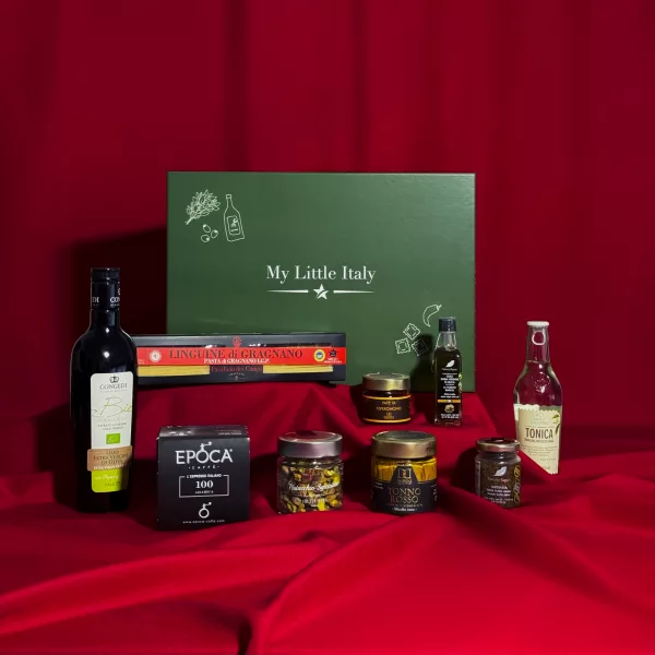 Superiore Alkoholfreies Geschenkset My Little Italy mit seiner Premium-Auswahl an authentischen italienischen Spezialitäten