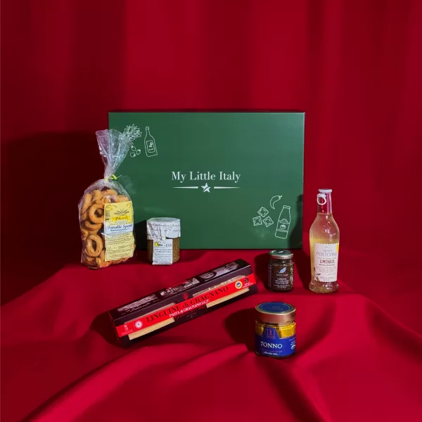 Coffret Cadeau Classico Sans Alcool My Little Italy avec sa sélection de délices italiens et sa Limonata artisanale
