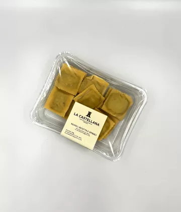 Ricotta-Ravioli mit Spinat von My Little Italy, handwerklich hergestellte Spezialität aus der Toskana