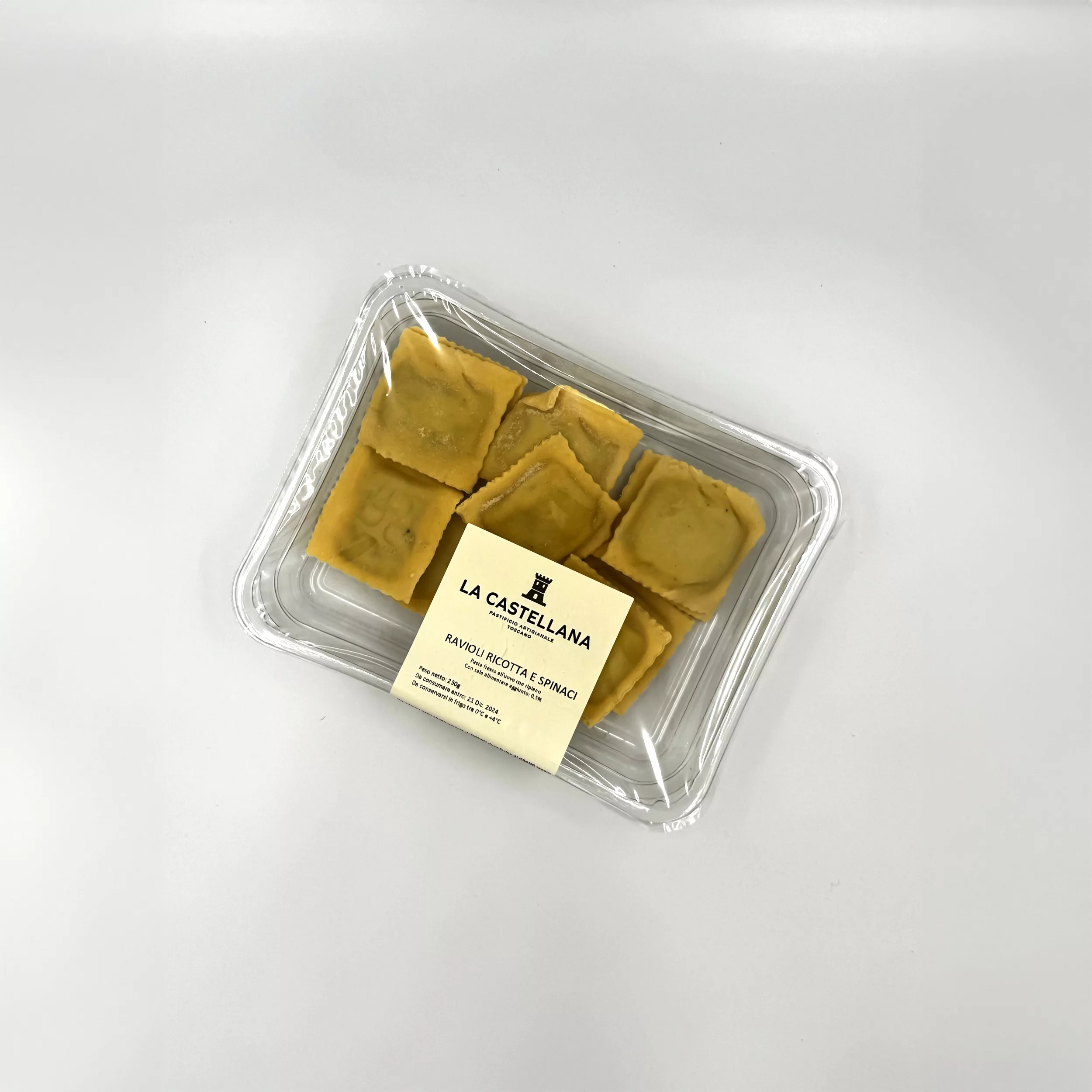 Ravioli à la ricotta et aux épinards de My Little Italy, spécialité artisanale toscane