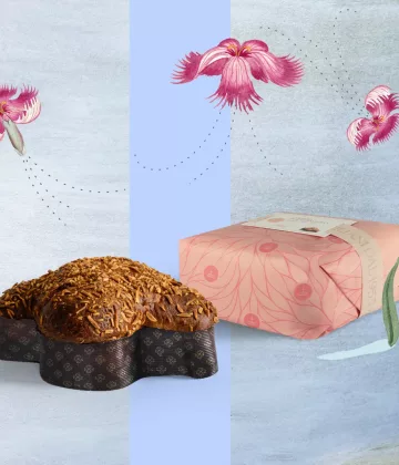 Colombe de Pâques Oro Verde de 1kg, façonné à la main par Fiasconaro présenté avec son pot de pistache et un couteau pour étaler.